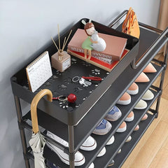 4 Tier L-type Shoe Organizer Rack