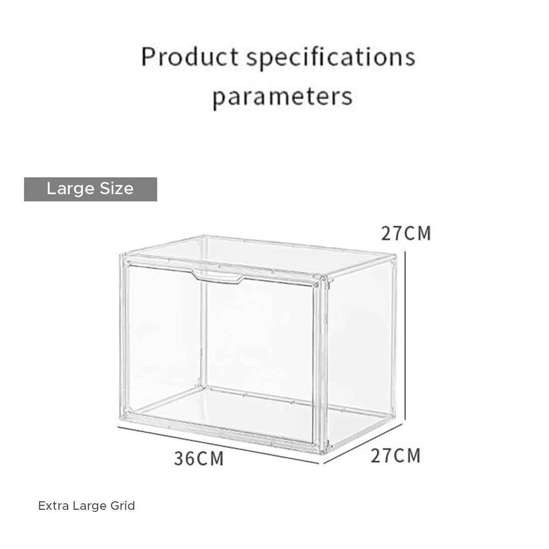 Stackable Luxury Transparent Bag Storage Dustproof Display Box