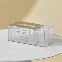 Auto Filling Retro Style Tissue Organizer with Storage Compartment