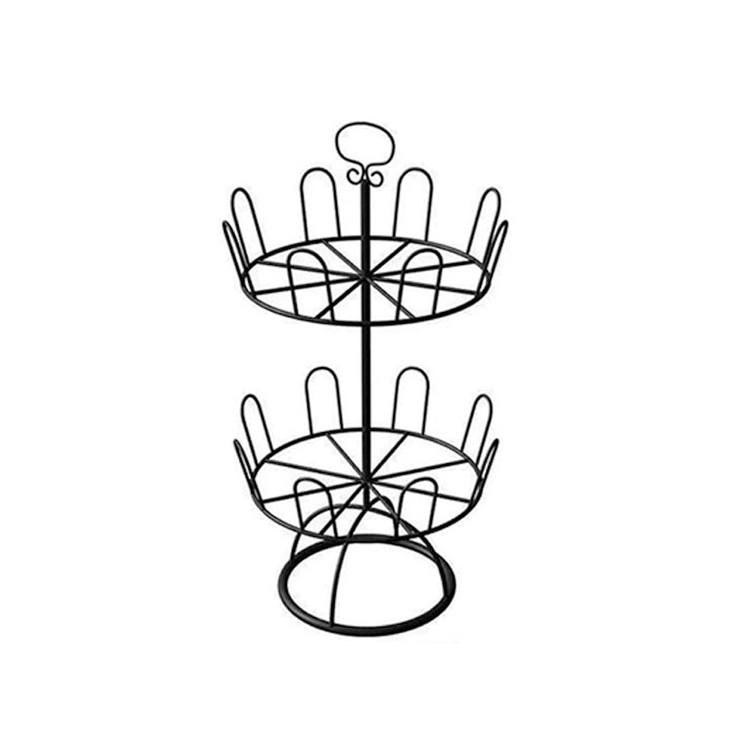 Shoe Rack Outdoor Balcony Iron Metal Rotary Slipper Rack Floor Type Multifunctional Shoe Rack