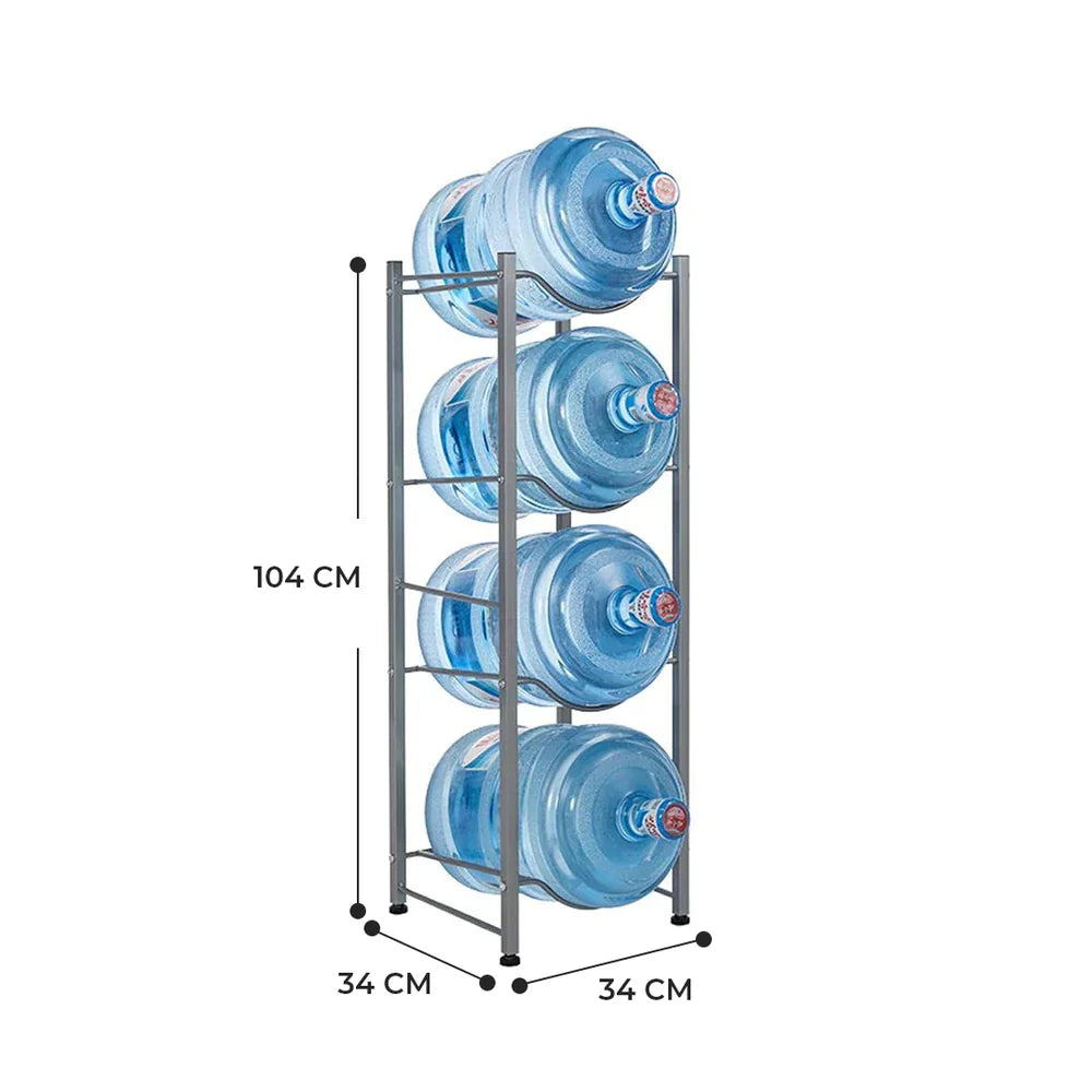 5 Gallon Water Bottle Stand, Metal Water Bottle Holder Storage Rack
