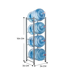 5 Gallon Water Bottle Stand, Metal Water Bottle Holder Storage Rack