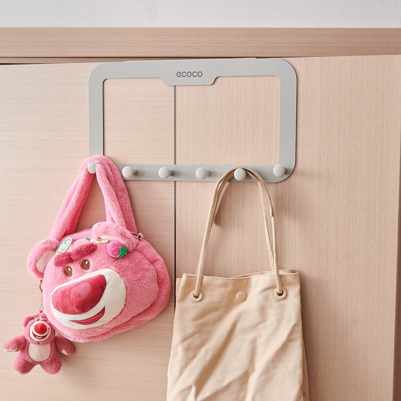 ECOCO Nail-free Stainless Steel Hook Cabinet Door Back Hanger