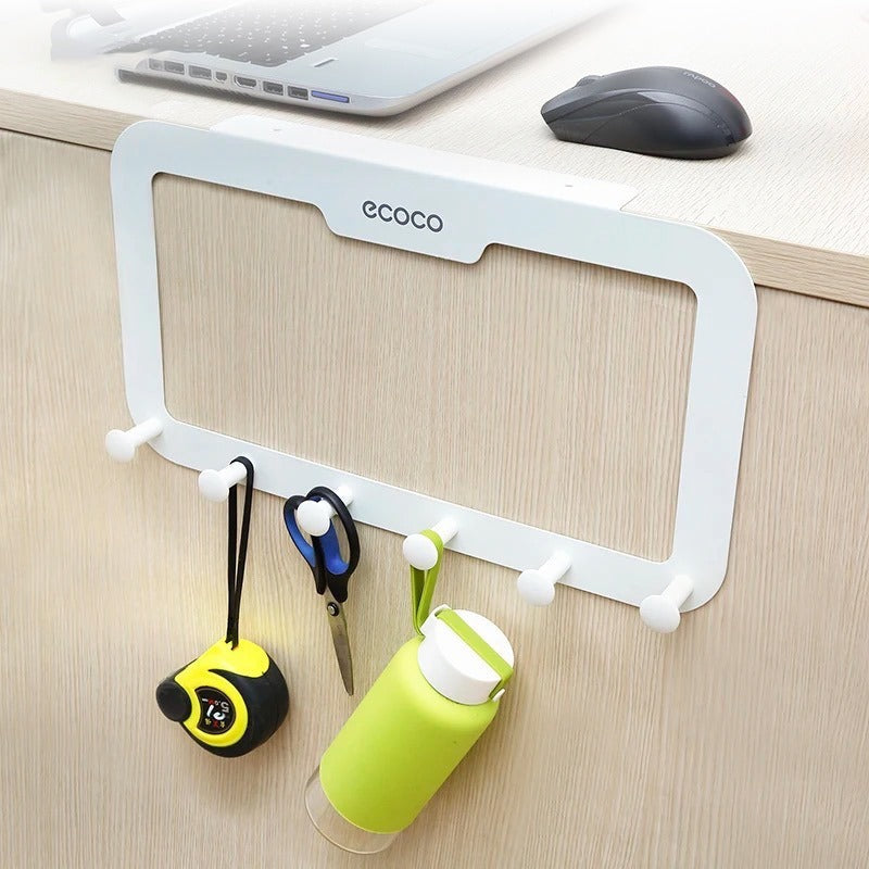 ECOCO Nail-free Stainless Steel Hook Cabinet Door Back Hanger