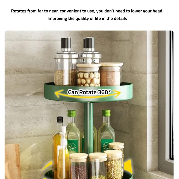 Kitchen Spice Storage Rack Organizer, Condiment Rack Shelf