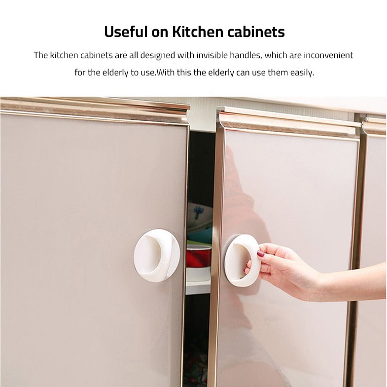 Multi-functional Door Handle, Cabinet Drawer Window Glass Door Pull Handle, Adhesive Toilet Seat Lifter