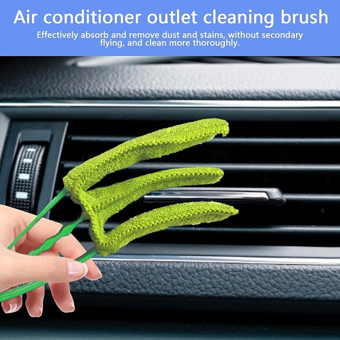 Window Blinds Cleaner Duster Brush - Washable, Reusable, and AC Cleaning Tool