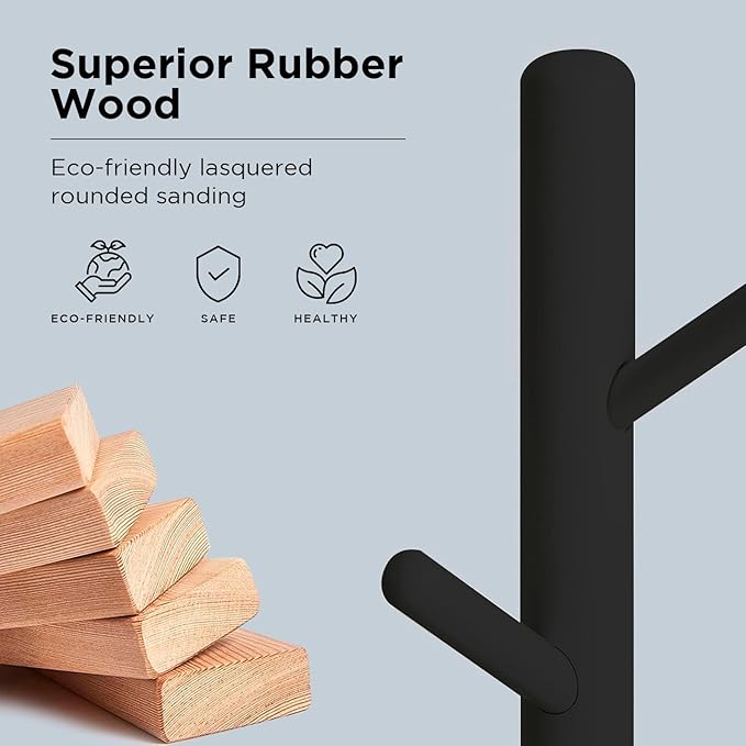 Wooden Cloth Hanger Stand, Coat Rack Garment Hanger