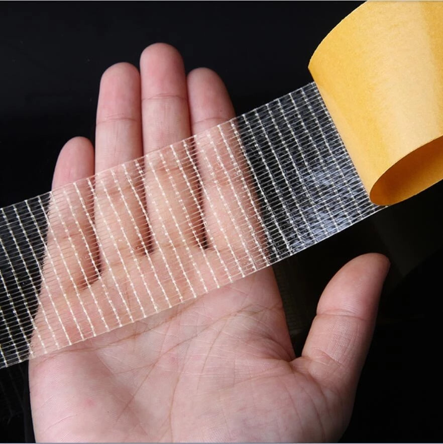 Double Sided Self Adhesive Fiberglass Cloth Strong Tape