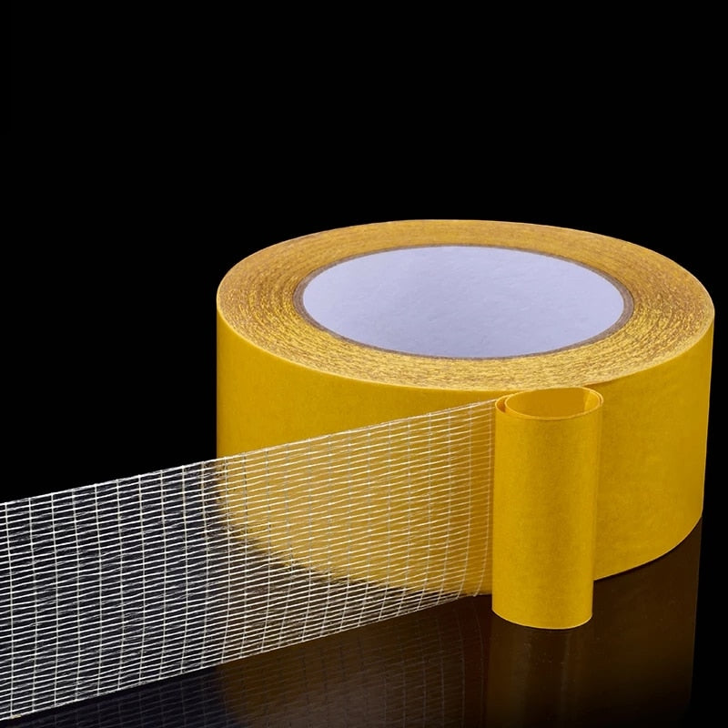 Double Sided Self Adhesive Fiberglass Cloth Strong Tape