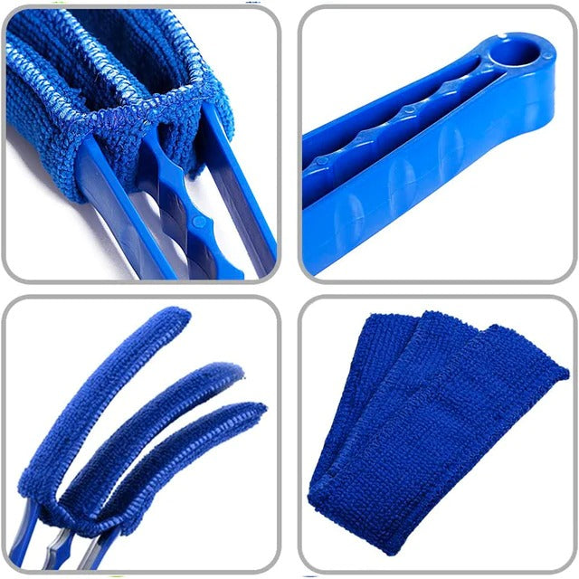 Window Blinds Cleaner Duster Brush - Washable, Reusable, and AC Cleaning Tool