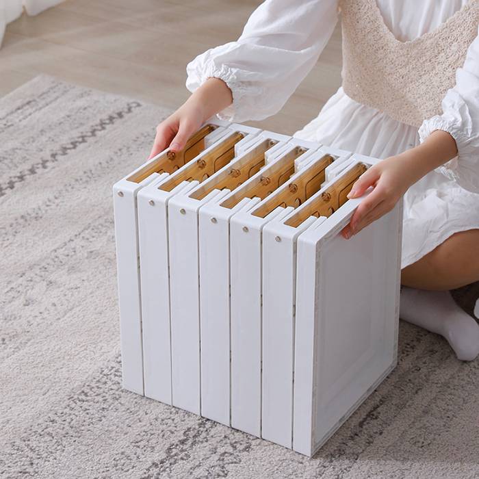 Multi-Layer Foldable Stackable Shoe Storage Cabinet, Closed-Type Shoe Rack