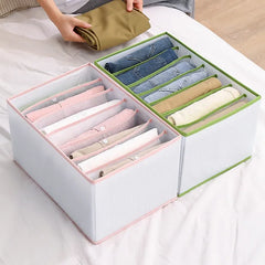 7 Grid Cloth Organizer Wardrobe Storage Box