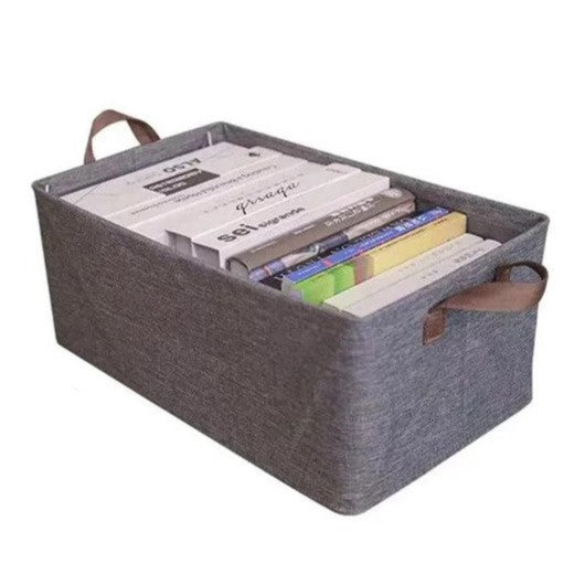 Large Storage Baskets for Shelves, Metal Frame Cloth Wardrobe Storage Organizer