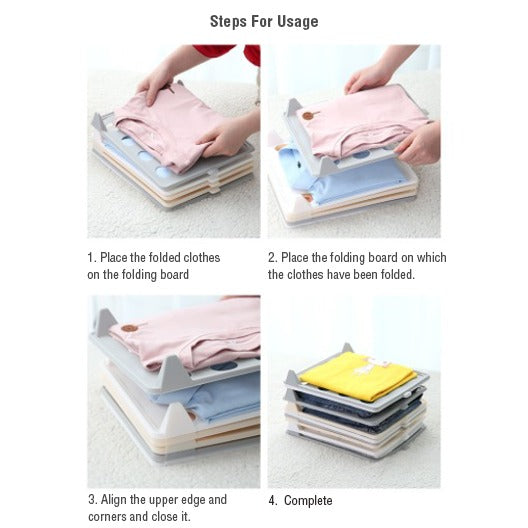 Wardrobe Clothes Stacking Organizer for Shirts and T-Shirts - Neat Closet Space Saver