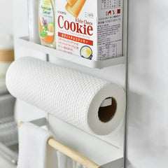 Magnetic Refrigerator Fridge Sidewall Storage Rack Shelf, Multi-use Kitchen Organizer