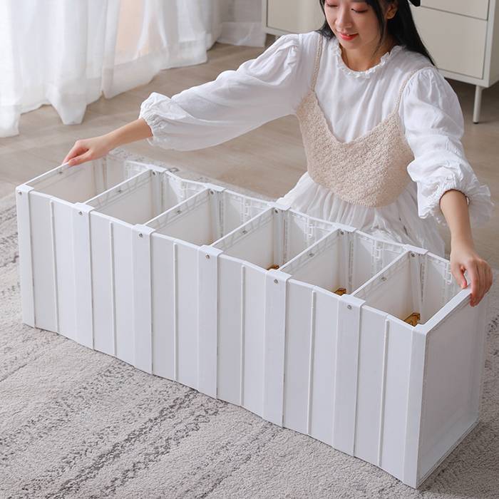 Multi-Layer Foldable Stackable Shoe Storage Cabinet, Closed-Type Shoe Rack