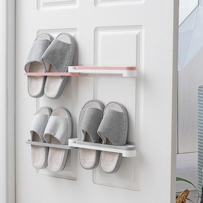 3 in 1 Foldable Slipper Rack - Sandals Holder for Household Organization (1PC)