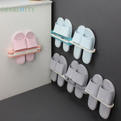 3 in 1 Foldable Slipper Rack - Sandals Holder for Household Organization (1PC)