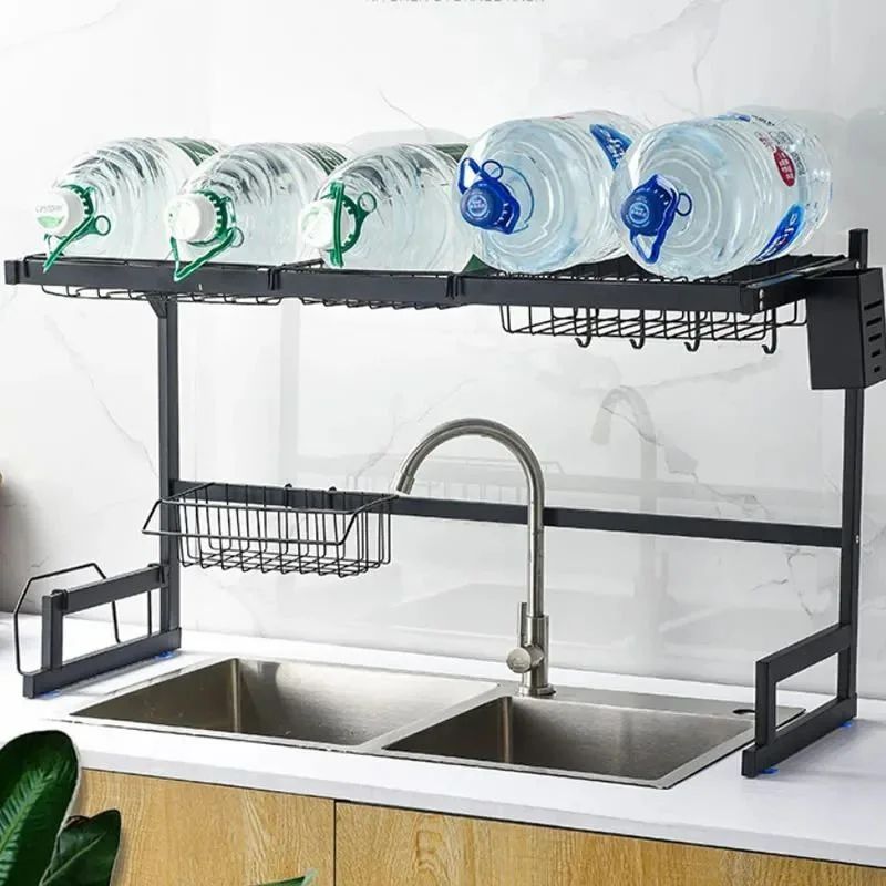 Over the Sink Dish Drying Rack, Stainless Steel Kitchen Rack